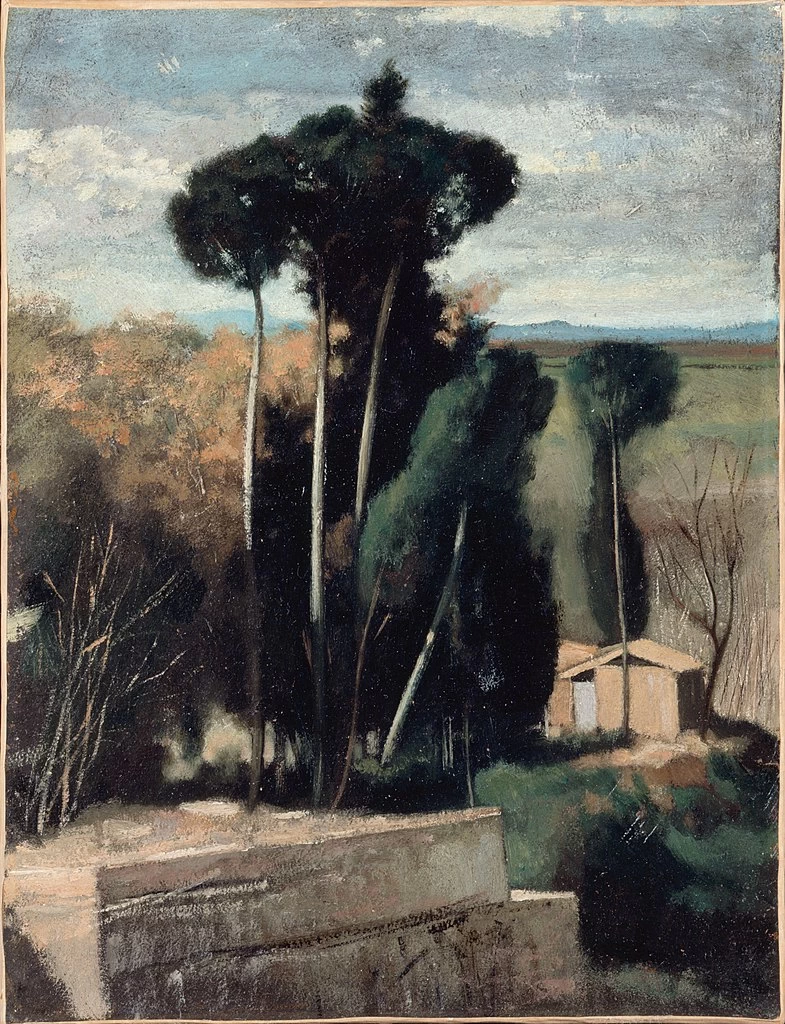 Paesaggio italiano con pini - Musée des beaux, arts de la ville de Paris